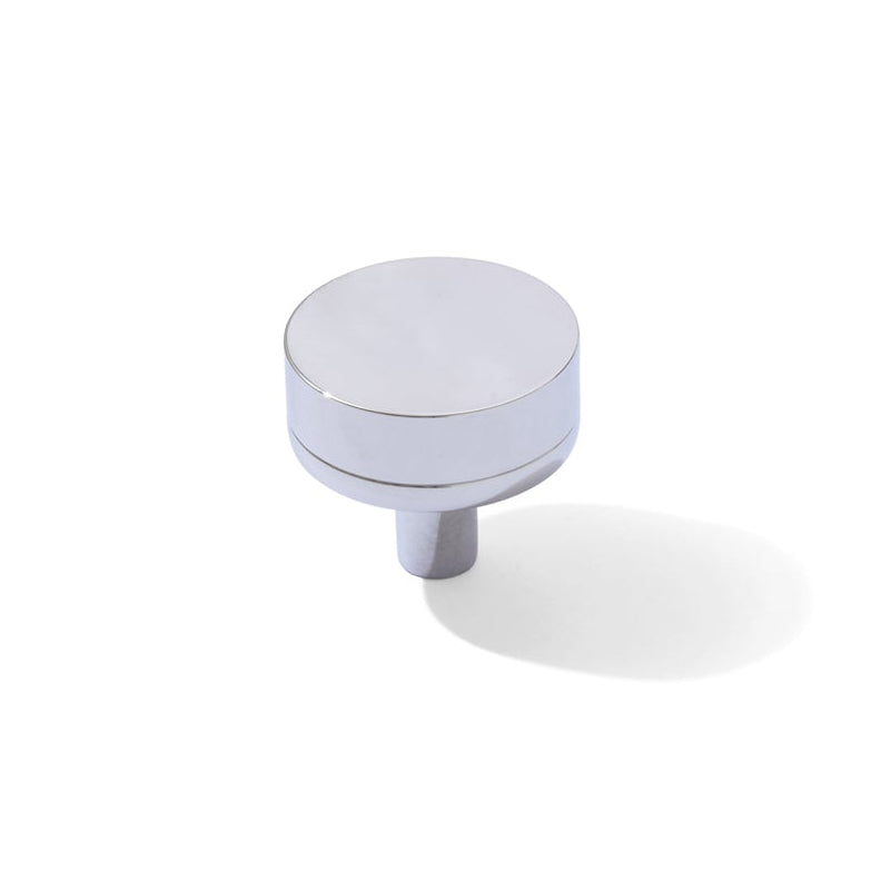 Smooth Polished Chrome "Transitional" Cabinet Knobs and Drawer Pulls