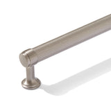 Knurled Satin Nickel "Transitional" Cabinet Knobs and Drawer Pulls - Forge Hardware Studio