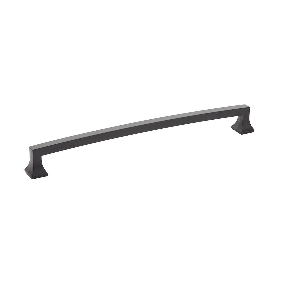 Matte Black "Arched Moderna" Drawer Pulls and Cabinet Knobs