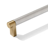 Knurled Champagne Bronze and Satin Nickel Knobs and Pulls