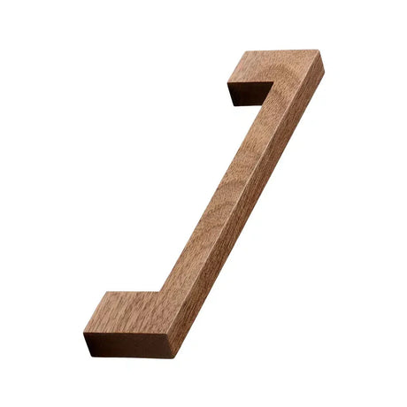Lacquered Walnut Wood "Urban" U-Shaped Drawer Pulls - Euro • Knobs
