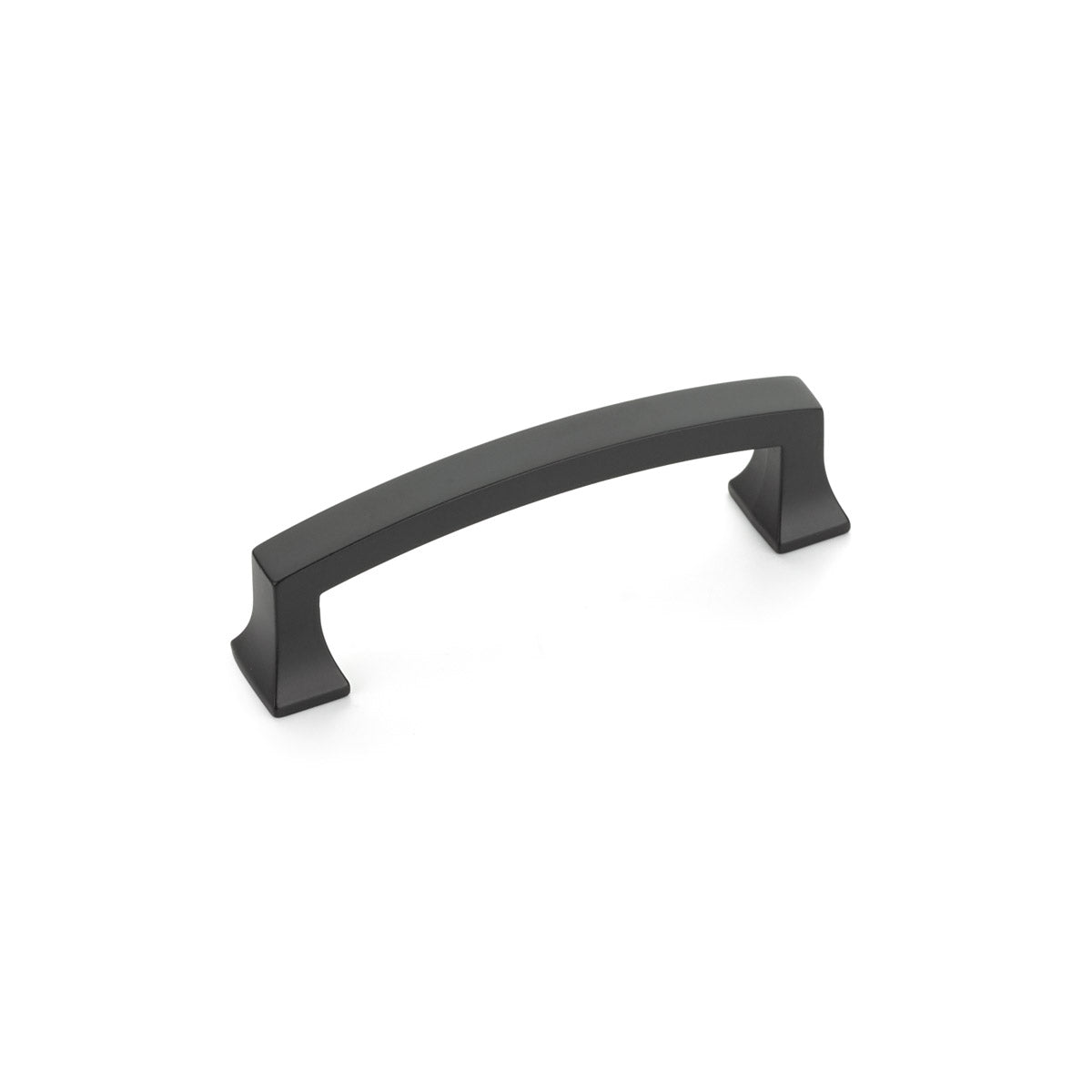 Matte Black "Arched Moderna" Drawer Pulls and Cabinet Knobs