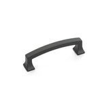 Matte Black "Arched Moderna" Drawer Pulls and Cabinet Knobs