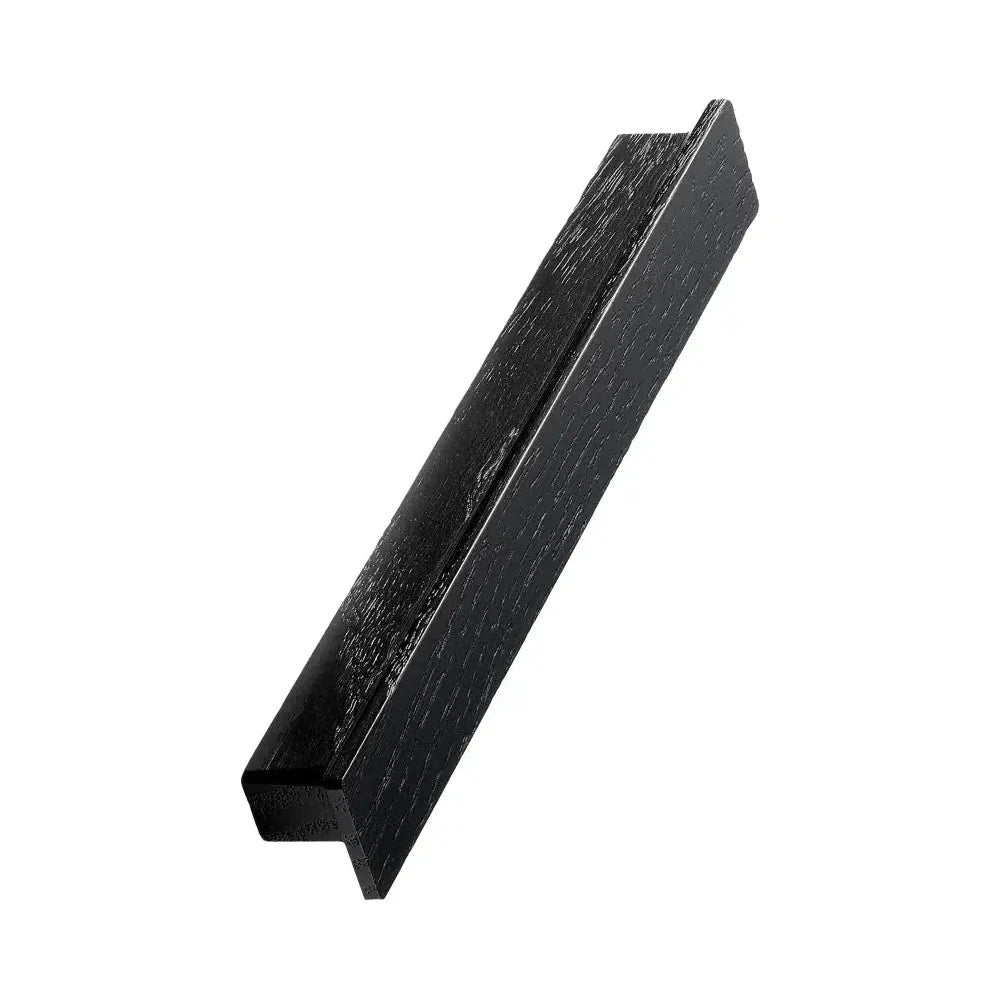 Black Stained Wood "Shelter" Drawer Pulls