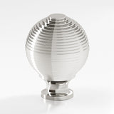 Glass Shower "Beehive" Round Polished Nickel Back to Back Door Knob - Industry Hardware