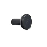 Black and Wood "Bis" Cabinet Knob and Drawer Handle - Euro • Knobs