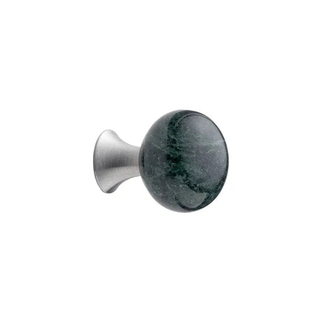 Round Green Marble "Bead" Cabinet Knob - Euro • Knobs