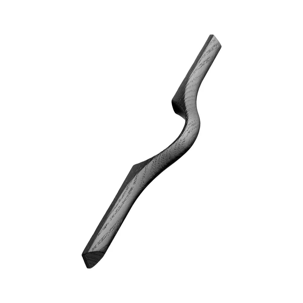 Black Stained Wood "Eros" Drawer Pulls - Euro • Knobs