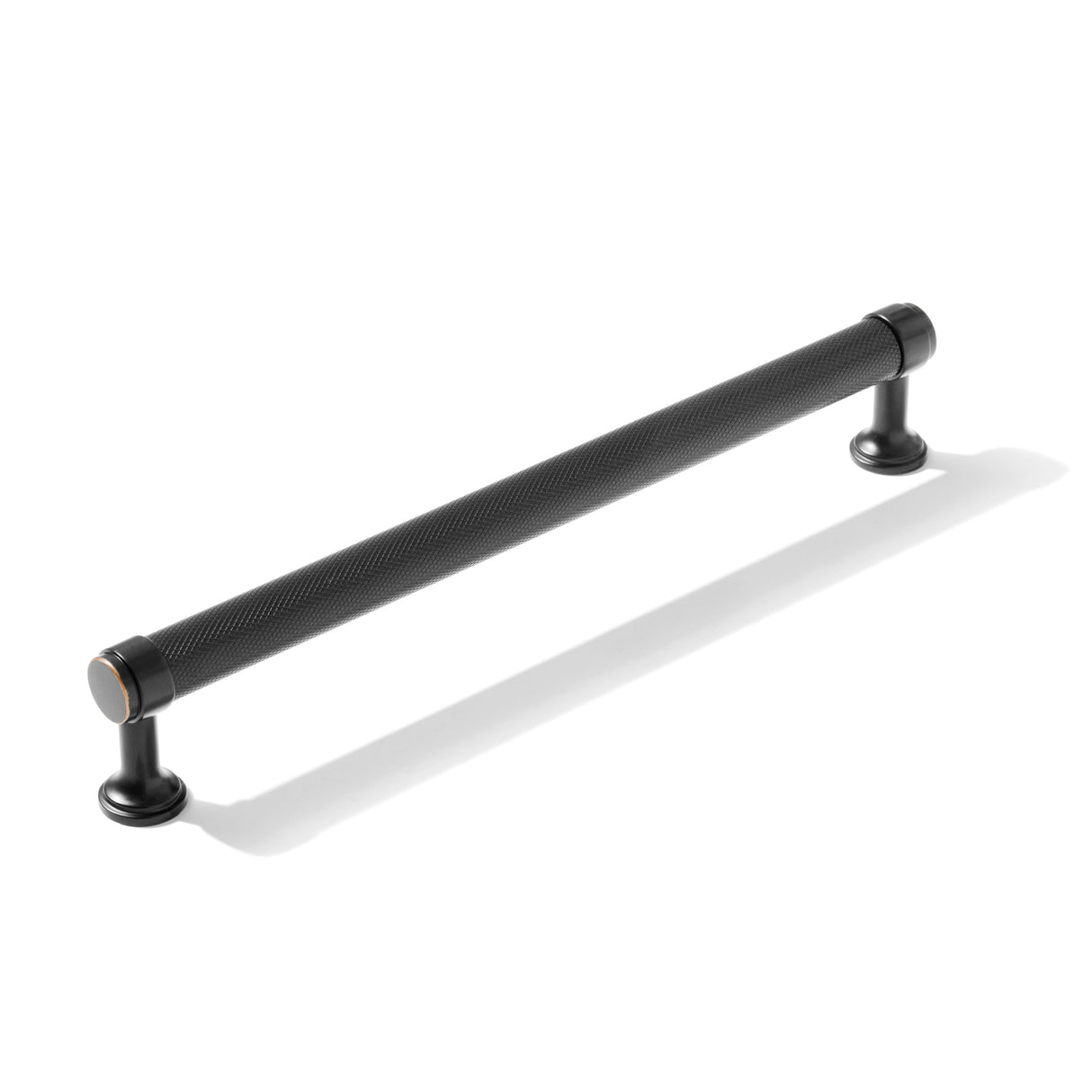 Knurled Oil Rubbed Bronze "Transitional" Cabinet Knobs and Drawer Pulls