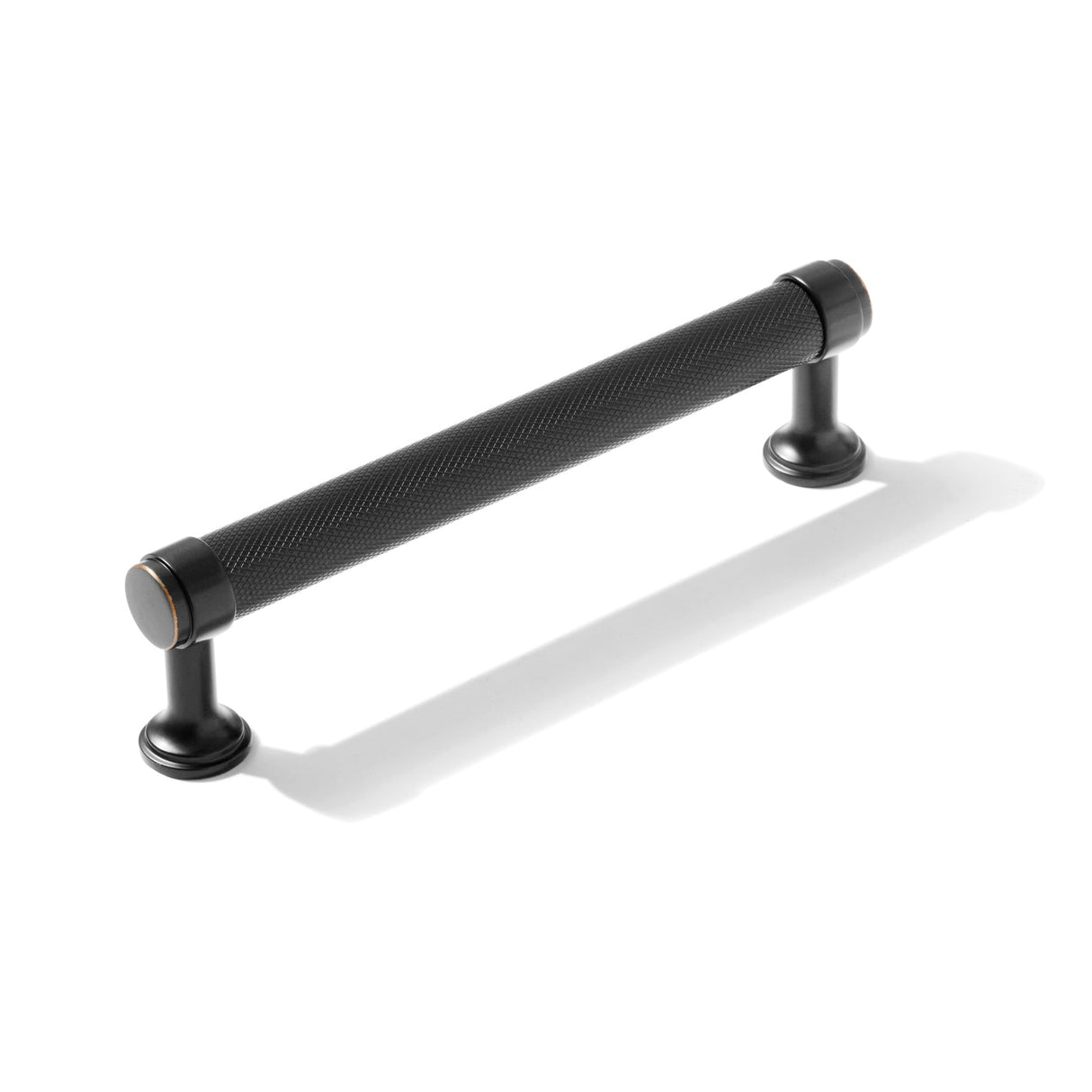 Knurled Oil Rubbed Bronze "Transitional" Cabinet Knobs and Drawer Pulls