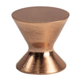 Brushed Copper "Core" Drawer Pulls and Knob - Forge Hardware Studio