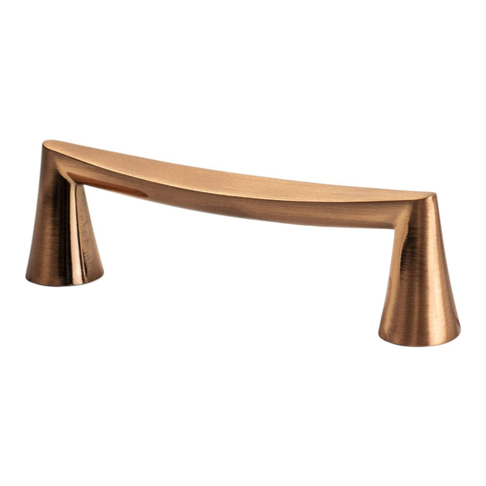Brushed Copper "Core" Drawer Pulls and Knob - Forge Hardware Studio