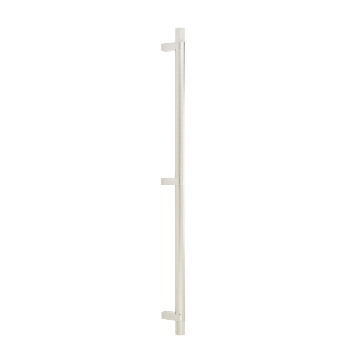 Knurled T-Bar Satin Nickel Cabinet Knobs and Drawer Pulls
