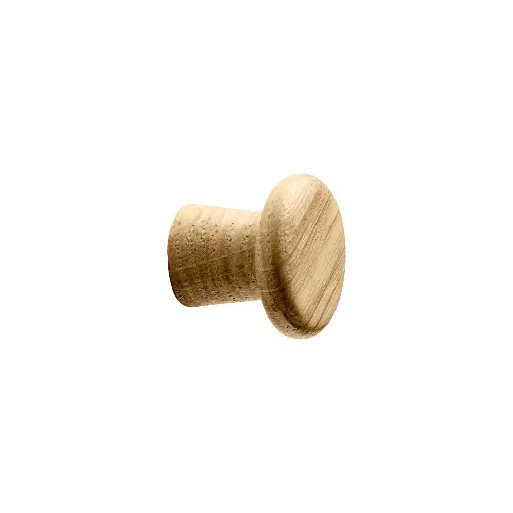 Clear Lacquered Oak "Classis" Cabinet Knob and Drawer Pull - Euro • Knobs