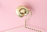 Unlacquered Brass "Knot" Cabinet Knob and Hook - Forge Hardware Studio