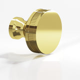 Solid Brass "Reeded" Round Glass Shower Knob - Industry Hardware