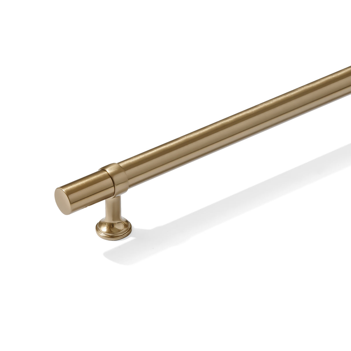 Champagne Bronze "Contemporary" Glass Shower Door Handles - Back to Back Pulls