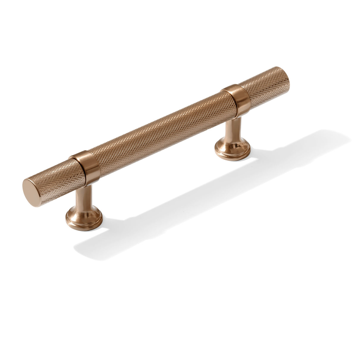 Knurled T-Bar "Contemporary" Bronze Copper Knobs and Pulls