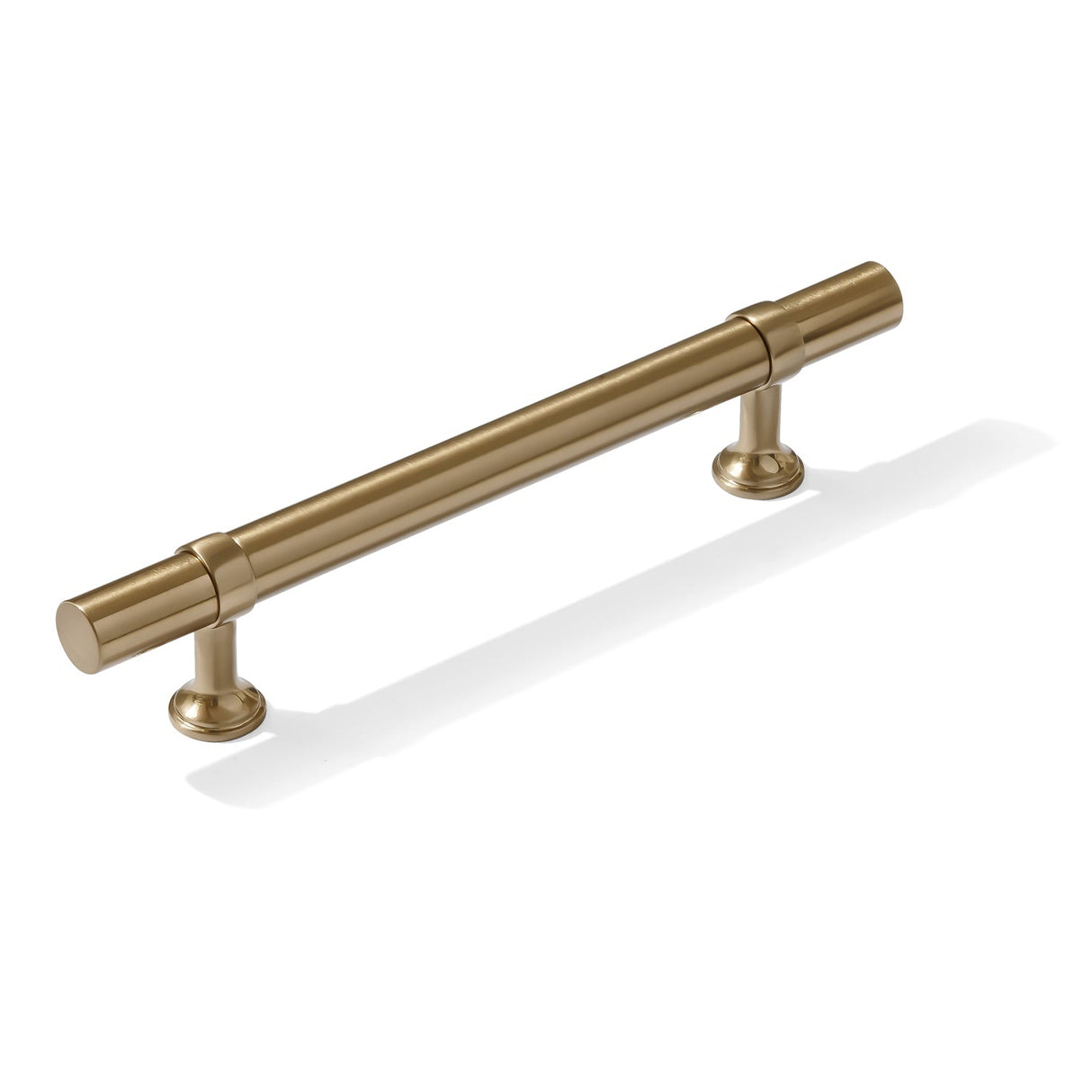 Smooth T-Bar "Contemporary" Champagne Bronze Knobs and Pulls