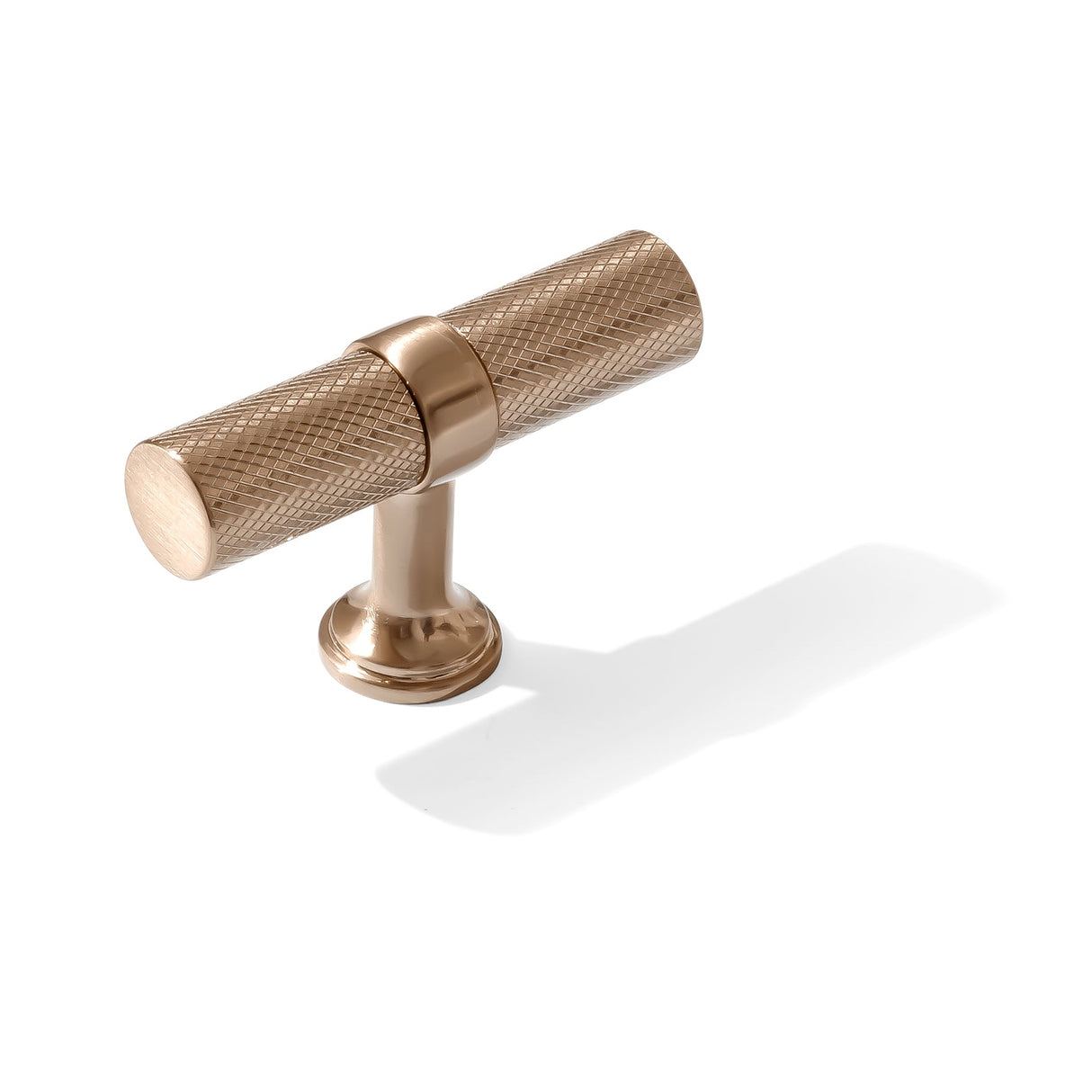 Knurled T-Bar "Contemporary" Bronze Copper Knobs and Pulls