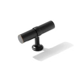 Smooth T-Bar "Contemporary" Oil Rubbed Bronze Knobs and Pulls