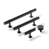 Smooth T-Bar "Contemporary" Oil Rubbed Bronze Knobs and Pulls