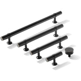 Smooth T-Bar "Contemporary" Oil Rubbed Bronze Knobs and Pulls