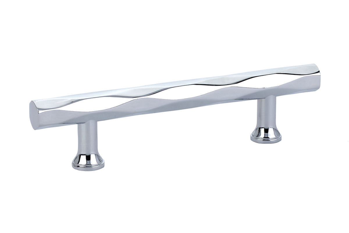 T-Bar "American Designer" Cabinet Knob and Drawer Pulls in Polished Chrome