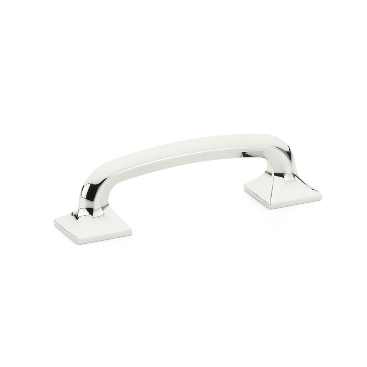 Polished Chrome "Milli" Square Cabinet Knobs and Drawer Pulls
