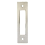 Brushed Nickel Cutout Drawer Pull Backplates - Forge Hardware Studio