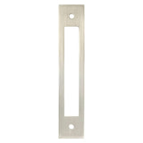 Brushed Nickel Cutout Drawer Pull Backplates - Forge Hardware Studio