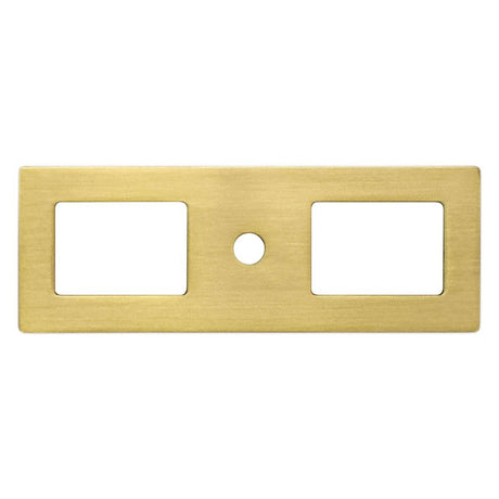 Champagne Bronze Cutout Drawer Pull Backplates - Forge Hardware Studio