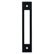 Matte Black Cutout Drawer Pull Backplates - Forge Hardware Studio