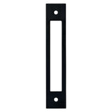 Matte Black Cutout Drawer Pull Backplates - Forge Hardware Studio