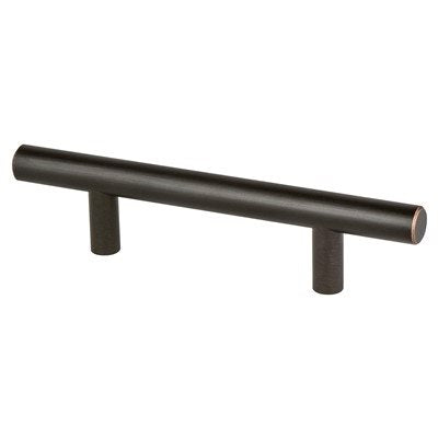 Round Oil-Rubbed Bronze "Dash" T-Knob and T-Bar Drawer Pulls
