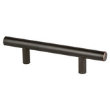Round Oil-Rubbed Bronze "Dash" T-Knob and T-Bar Drawer Pulls