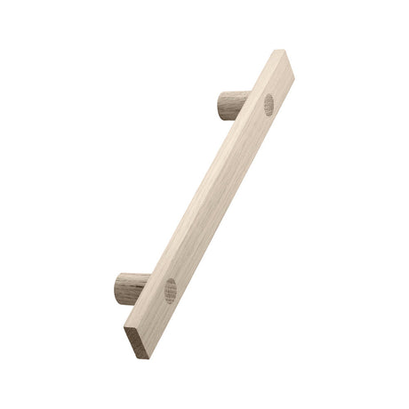 Untreated Oak Wood "Longa" Drawer Pulls - Euro • Knobs