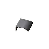 Anthracite Textured "Edge Straight" Tab Drawer Pulls