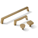Champagne Bronze "Brooks" Drawer Pulls and Cabinet Knobs - Forge Hardware Studio