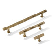 T-Bar "American Designer" Drawer Pulls in Champagne Bronze - Forge Hardware Studio