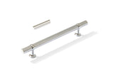 Knurled T-Bar "Contemporary" Polished Chrome Knobs and Pulls - Forge Hardware Studio