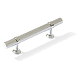 Knurled T-Bar "Contemporary" Polished Chrome Knobs and Pulls