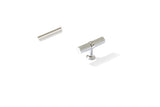 Knurled T-Bar "Contemporary" Polished Chrome Knobs and Pulls - Forge Hardware Studio