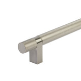Knurled T-Bar Satin Nickel Cabinet Knobs and Drawer Pulls