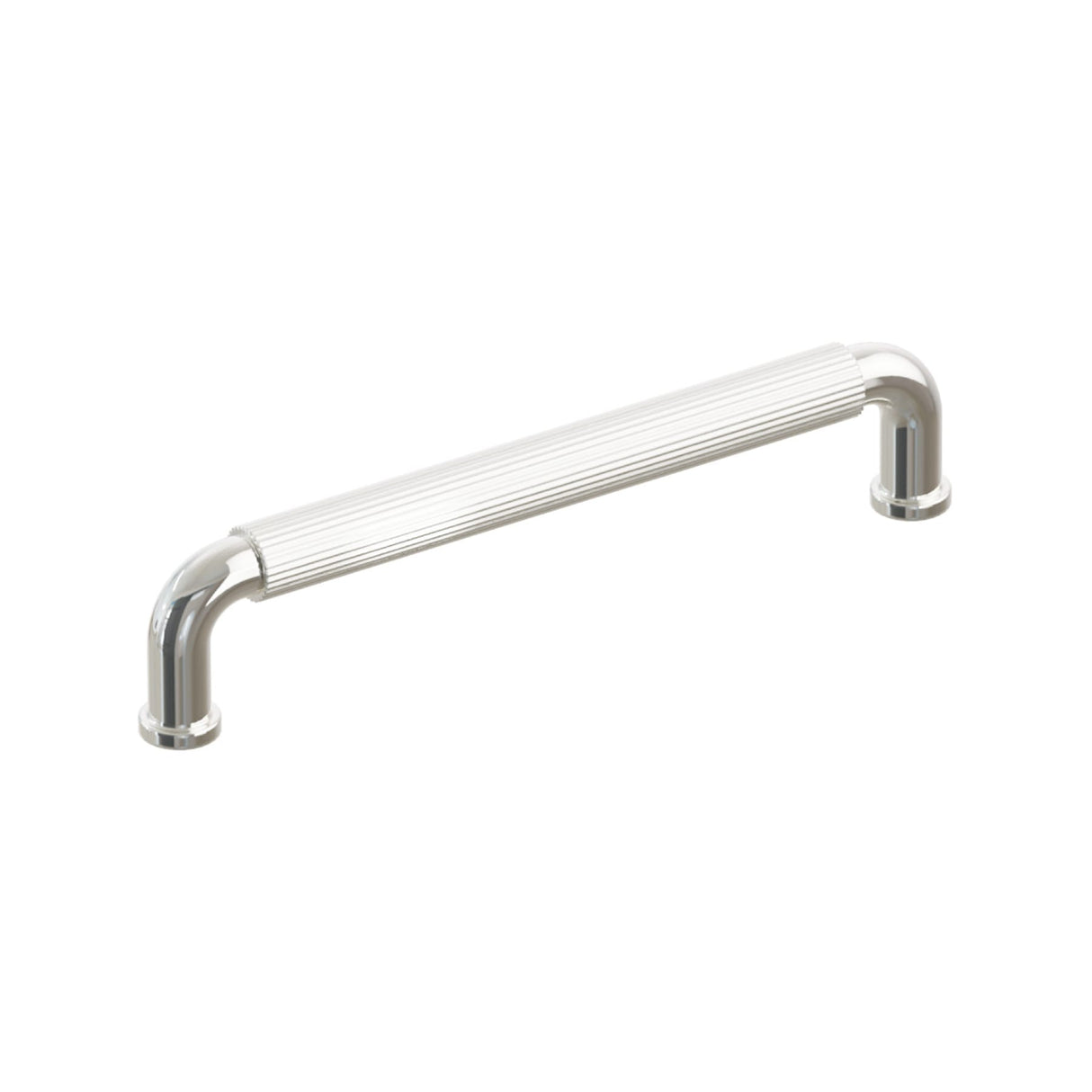 Polished Nickel "ES Fluted" Round Knobs and Drawer Pulls