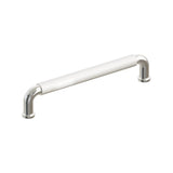 Polished Nickel "ES Fluted" Round Knobs and Drawer Pulls