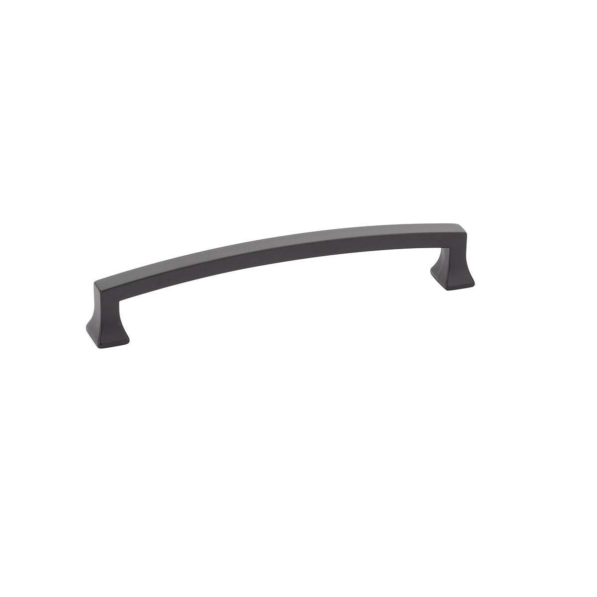 Matte Black "Arched Moderna" Drawer Pulls and Cabinet Knobs