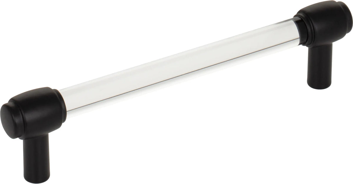 Lucite Matte Black "Nash" Drawer Pulls and Cabinet Knobs