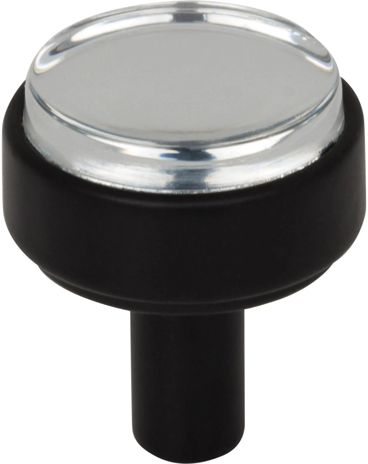 Lucite Matte Black "Nash" Drawer Pulls and Cabinet Knobs