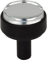 Lucite Matte Black "Nash" Drawer Pulls and Cabinet Knobs